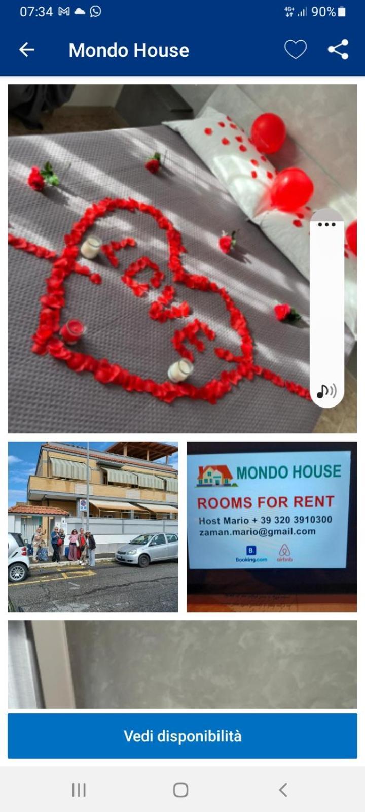 Mondo House Fiumicino Quarto foto